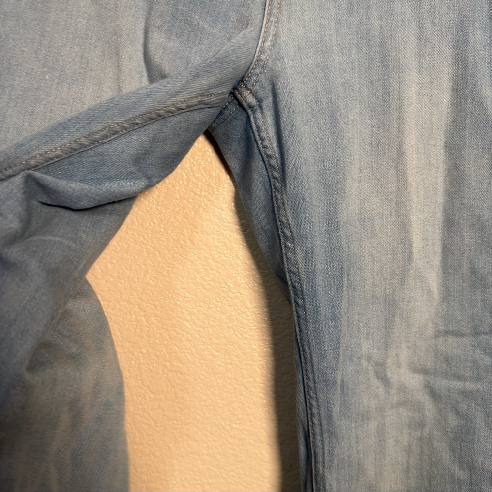 Pilcro and the Letterpress‎ Light Blue High Rose Bootcut Jeans Sz 30 - Picture 5 of 11